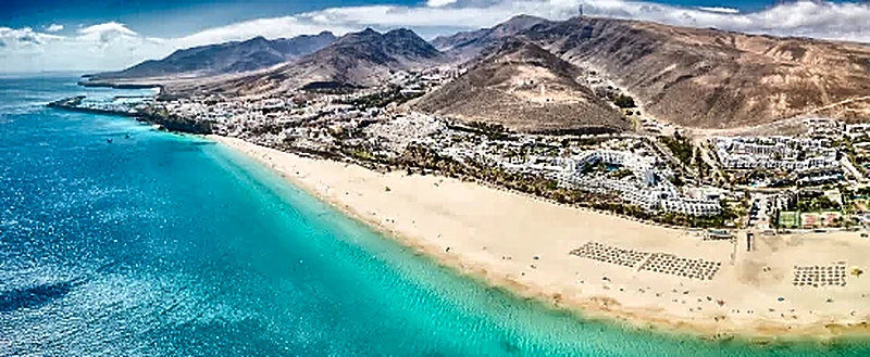 Morro Jable a sud di Fuerteventura, Isole Canarie, Spagna