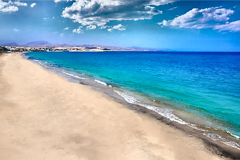 Costa Calma e la costa di Jandía a Fuerteventura