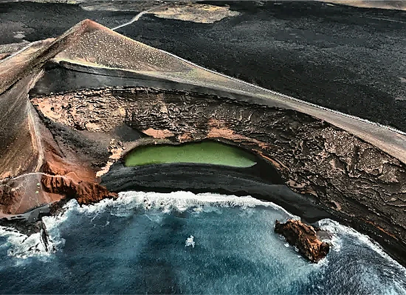 Charco de los Clicos, il Lago Verde di Lanzarote