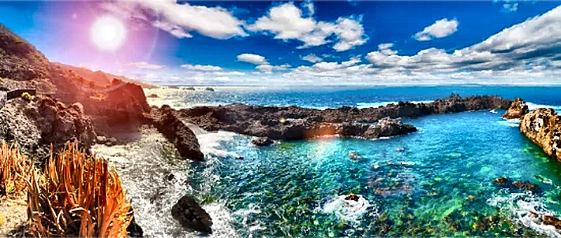 Piscine naturali sulla costa di Tenerife