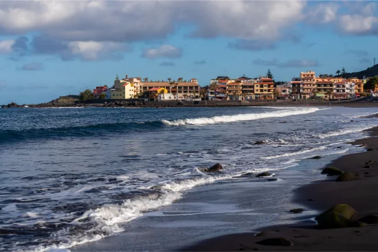 Playa de La Calera in Valle Gran Rey, La Gomera, Canarie