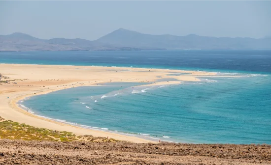 Playa de Sotavento in Costa Calma, Fuerteventura