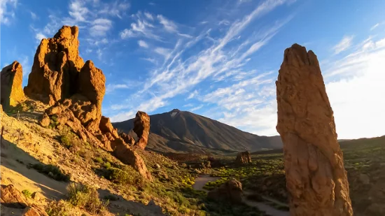 Roque Cinchado, Roques de Garcia, Parco nazionale del Teide, Tenerife, Isole Canarie