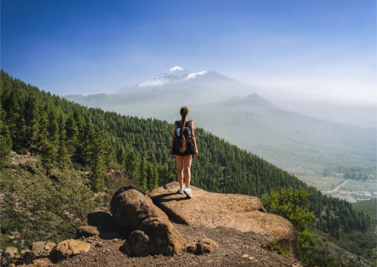 Vista panoramica del Teide a Tenerife
